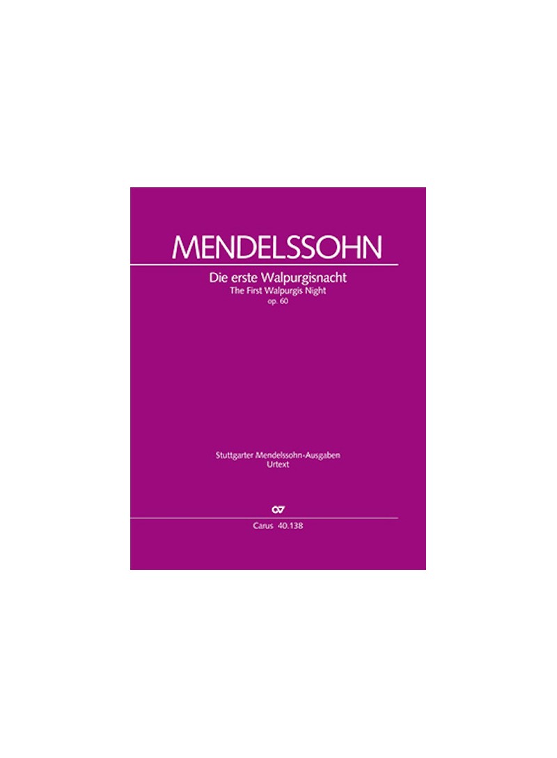 Die erste Walpurgisnacht MWV D 3 Op. 60