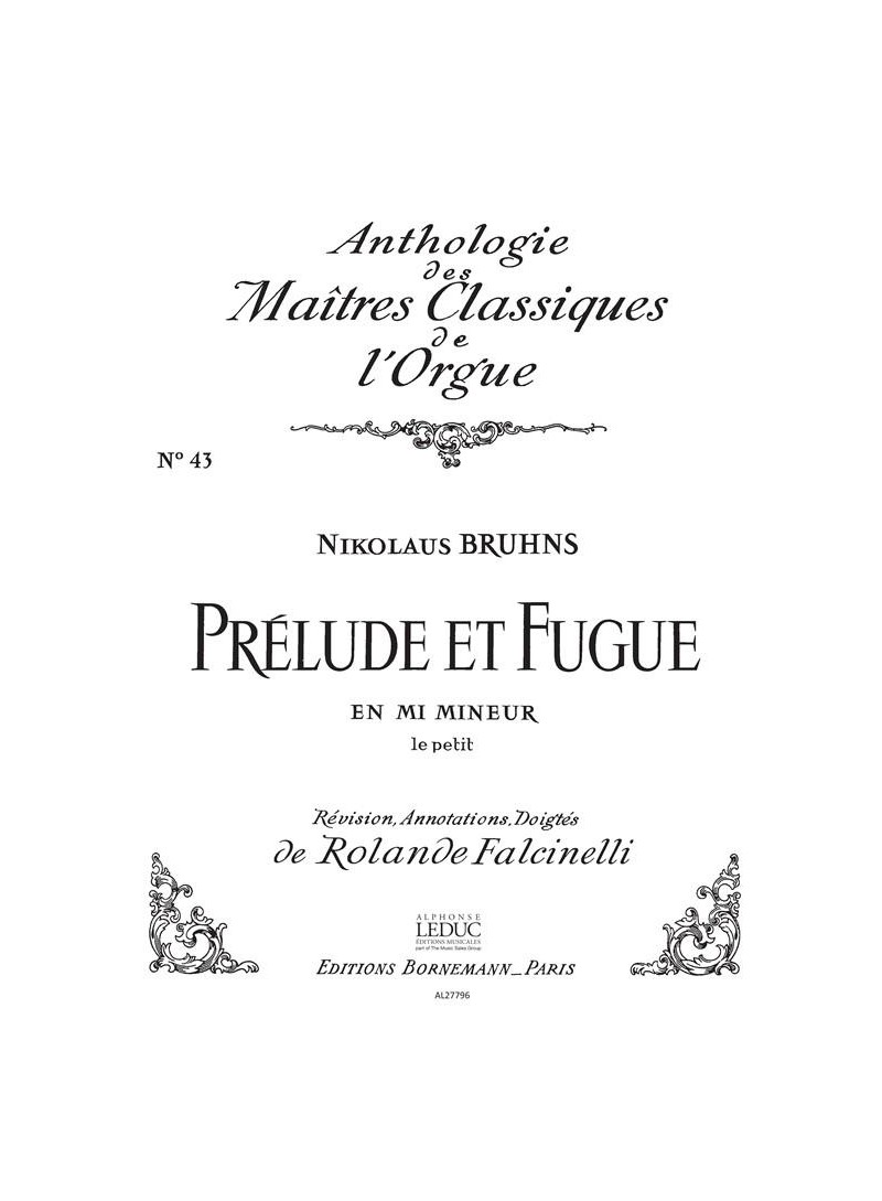 Prelude Et Fugue En Mi Mineur (petit)