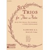 Six Trios for Three Flutes, Op. 83 Score