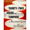 32 Solos for Timpani