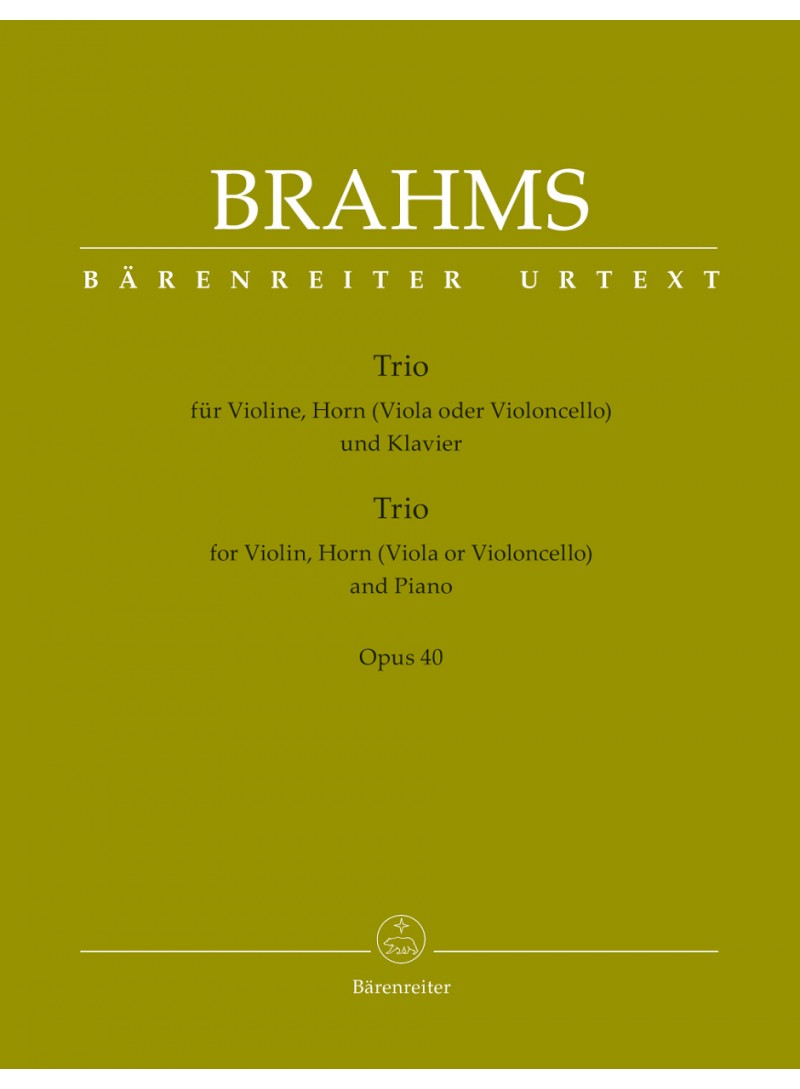 Trio für Violine, Horn un Klavier op. 40