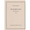 Widmung (1967) Per Violino Solo (10 Ca.)