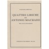 Quattro liriche di Antonio Machado