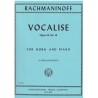 Vocalise op 34 n 14 for horn and piano