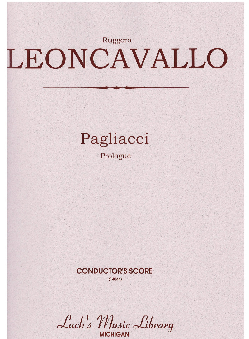 Pagliacci: Prologue