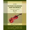 10 etudes melodiques op. 57