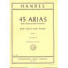 45 Arias From Operas And Oratorios Volum