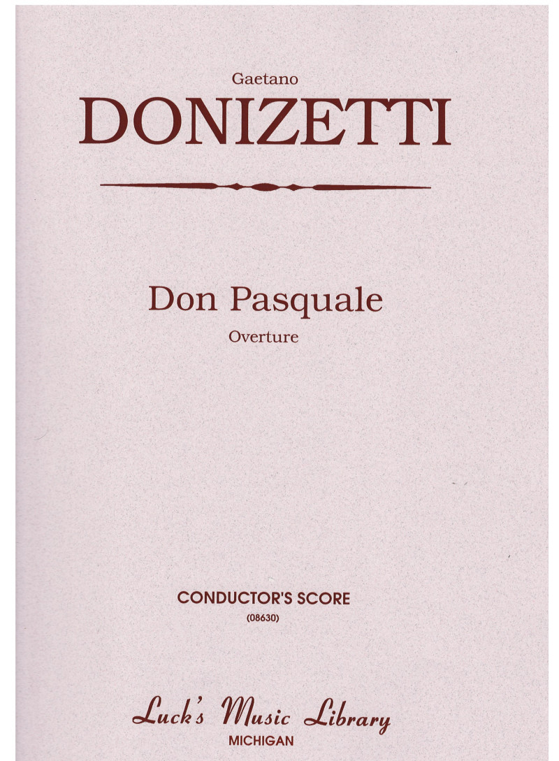 Don Pasquale Ouverture - Score