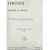 Concerto violin and large orchestra