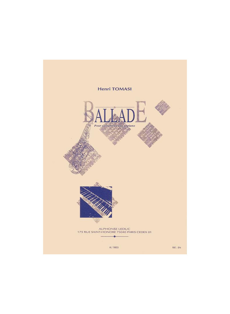 Ballade - saxophone alto e piano