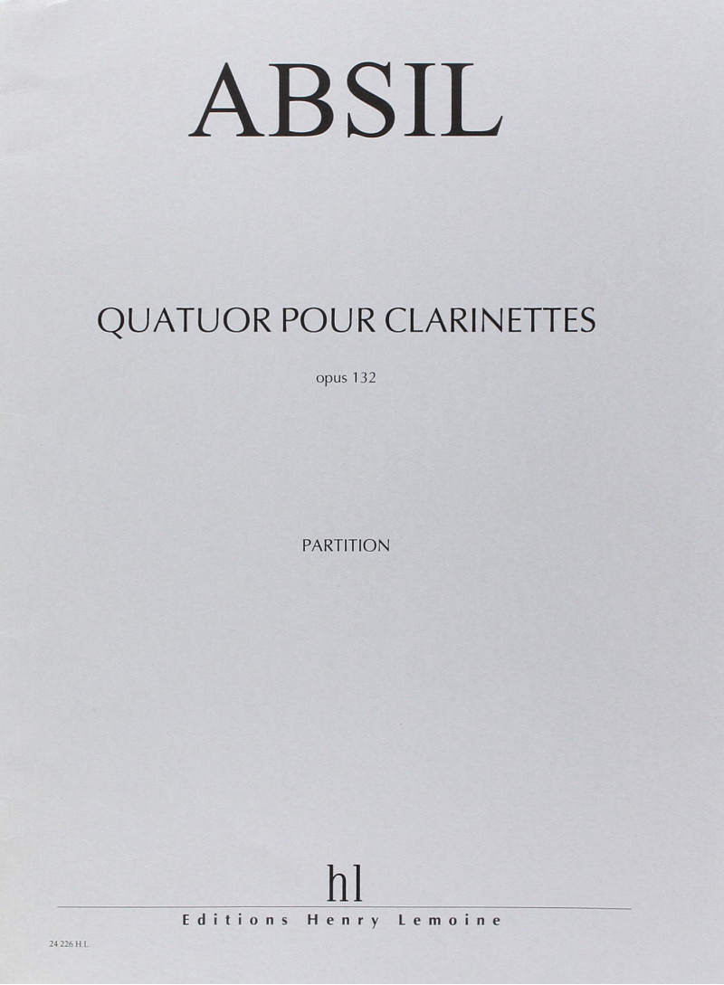 Quatuor de clarinettes Op.132