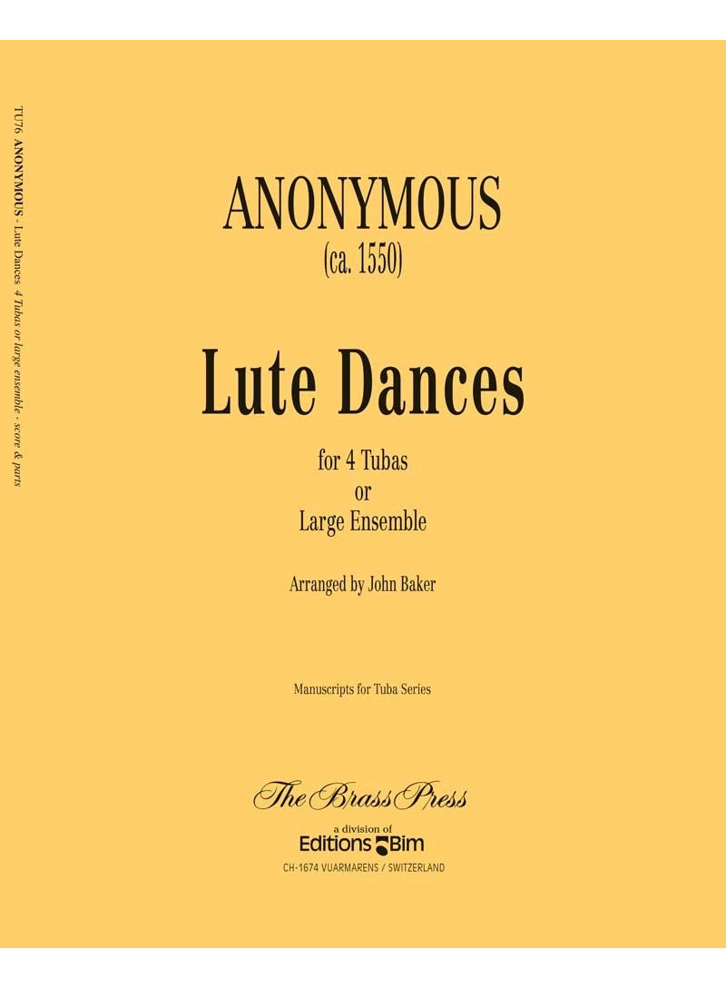 Lute Dances: for tuba quartet