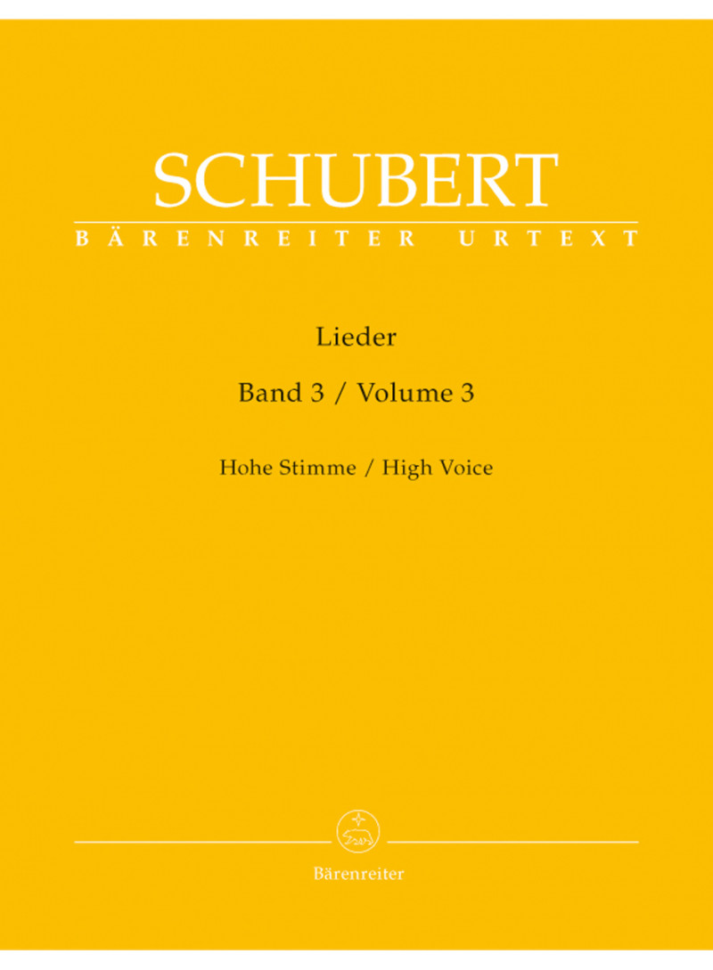 Lieder, Volume 3 - high voice