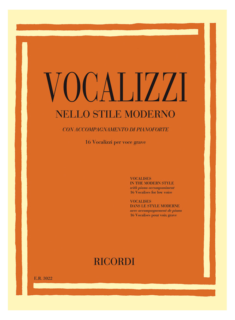 Vocalizzi nello stile moderno - voce gra